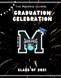 Eighth Grade Graduation Ceremony Flyer